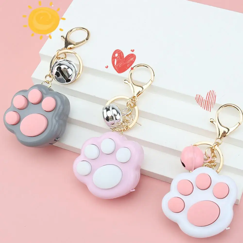Kawaii Fidget Toys Mini Cat Paw Game Keychain Led Electronic Memory Games for Kids Adults Anxiety Stress Relief Toys Juguetes