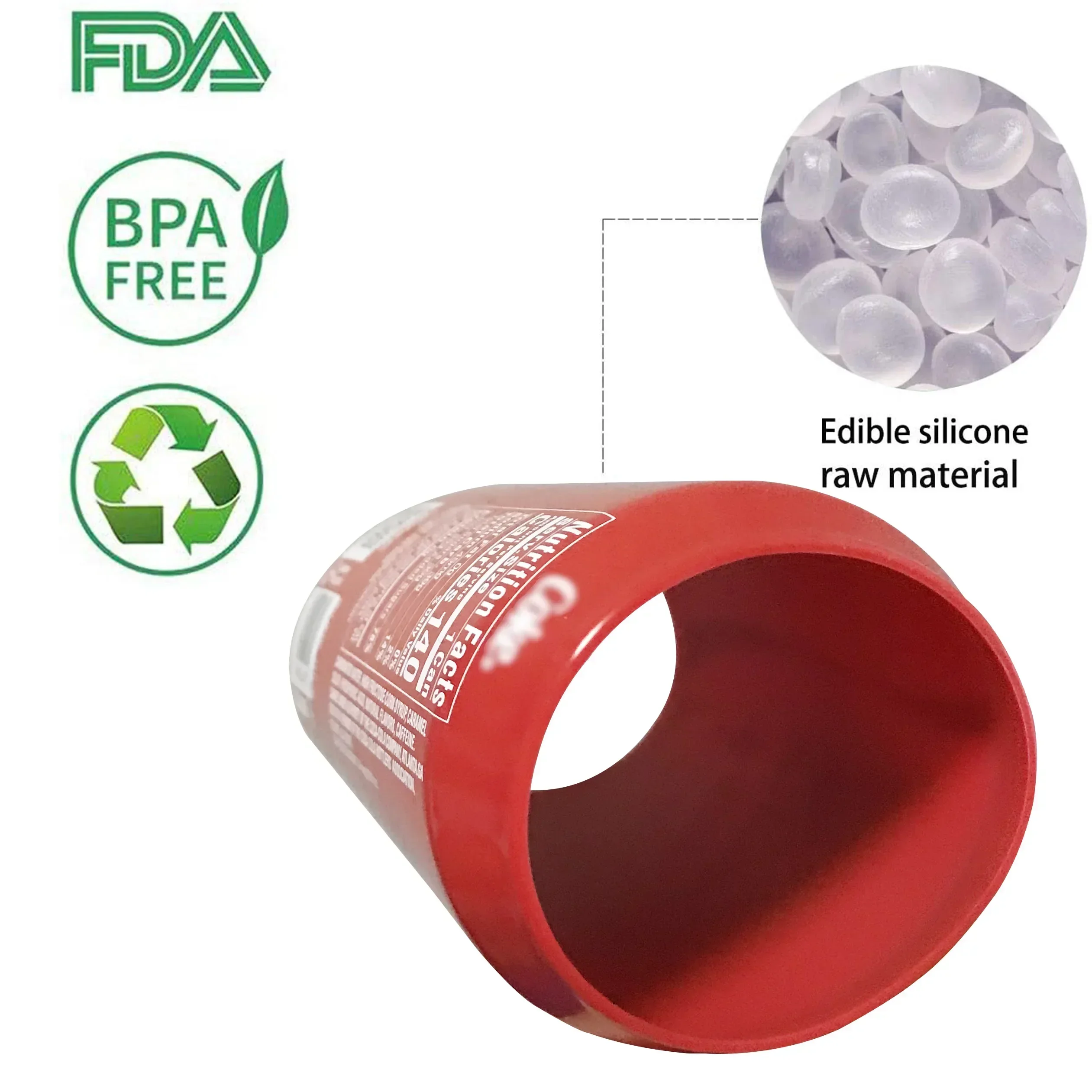 Beer Can Cover Silicone Bottle Sleeve Hide Can Case For 330ml to 500ml cans Golf Basketball Park Beach