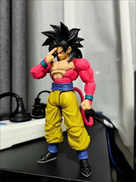 Bandai espíritos shf dragon ball gt super saiyan 4 filho goku kawaii anime  figura modelo dos desenhos animados figura de ação crianças brinquedos  colecionáveis - AliExpress