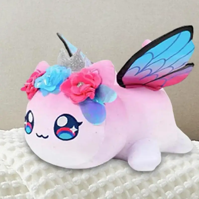 

Плюшевая игрушка в виде кошки, милая мультяшная кошка, мягкое плюшевое животное, 25 см, милая Подушка, Бабочка, скелет, диван, украшение для спальни, кукла для дома и автомобиля