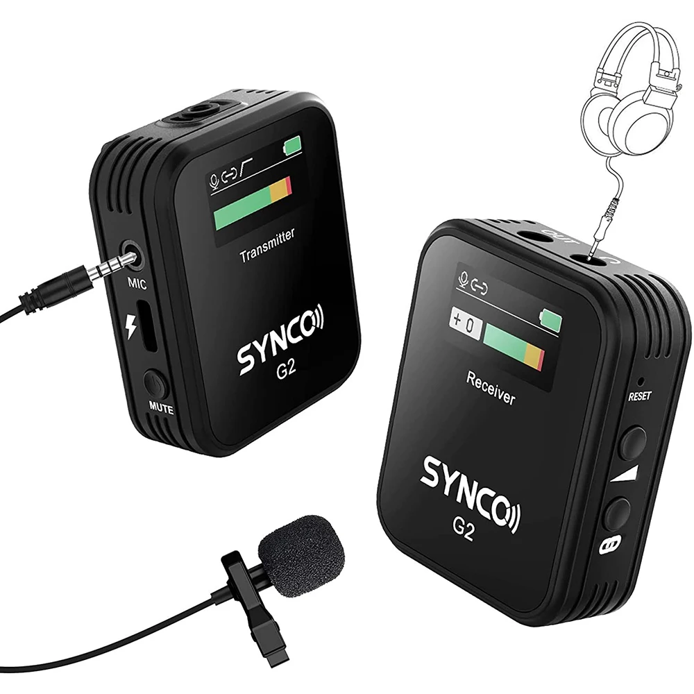 G2 G2A1 G2A2 Microphone Wireless Lavalier Microfone Mic System for Smartphone Ta