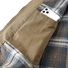TRAF 2024 Spring Autumn Men's Washed Jacket Jacket Multi-Pocket Cotton Stand-Up Collar Cargo Jacket Men's Business Jacket 5