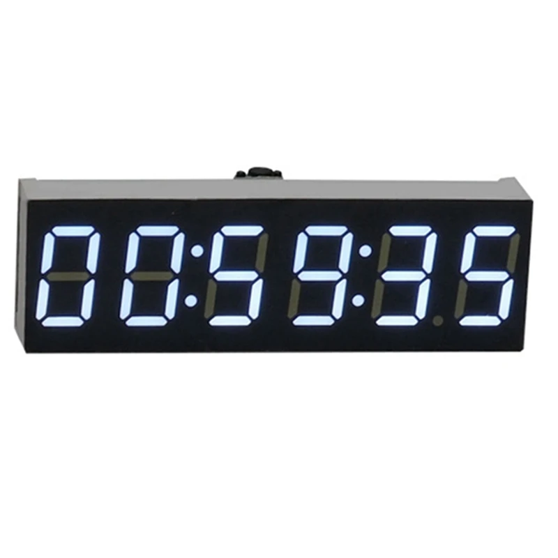 2Pcs 0.36 Inch 6-Bit Clock LED Digital Electronic Clock W Second Display Module Power Off Memory Brightness-D