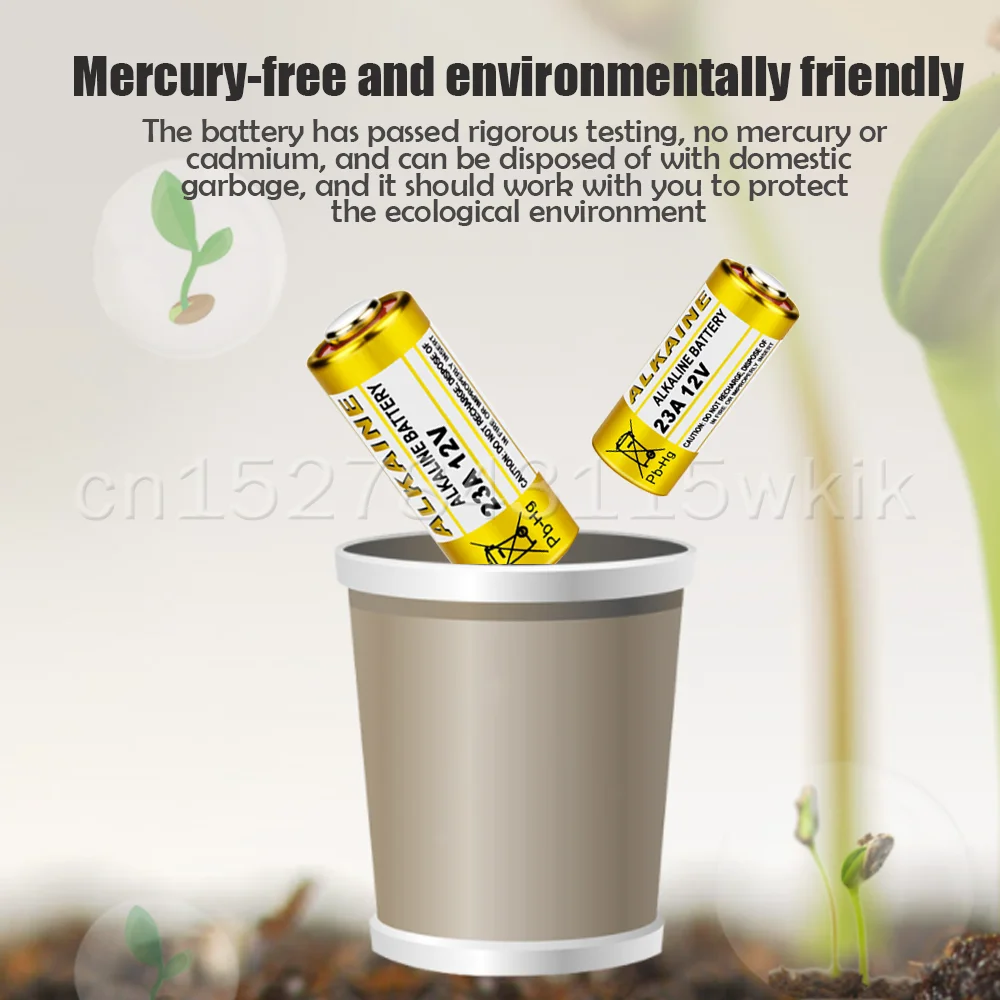 12V alkaline battery 10PCS A23 23A 23GA A23S E23A EL12 MN21 MS21 V23GA L1028 GP23A LRV08 remote control doorbell dry cell