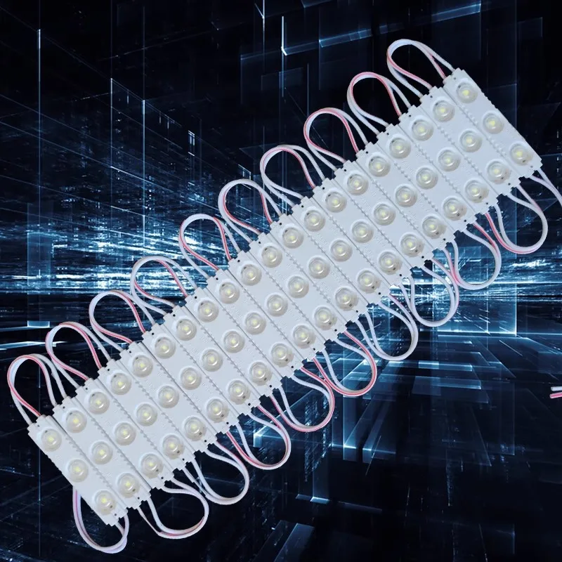 20pcs LED Module 3000k Nature White 4000k 4500k 6500k 11000k 12v 3 leds 1.5w Module Car Truck Advertising Sign IP65