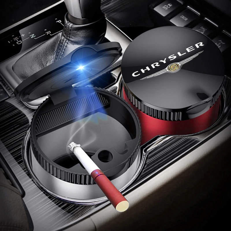 Car Smoke Cigarette With LED Light Cigarette Ashtray For Chrysler 300c
