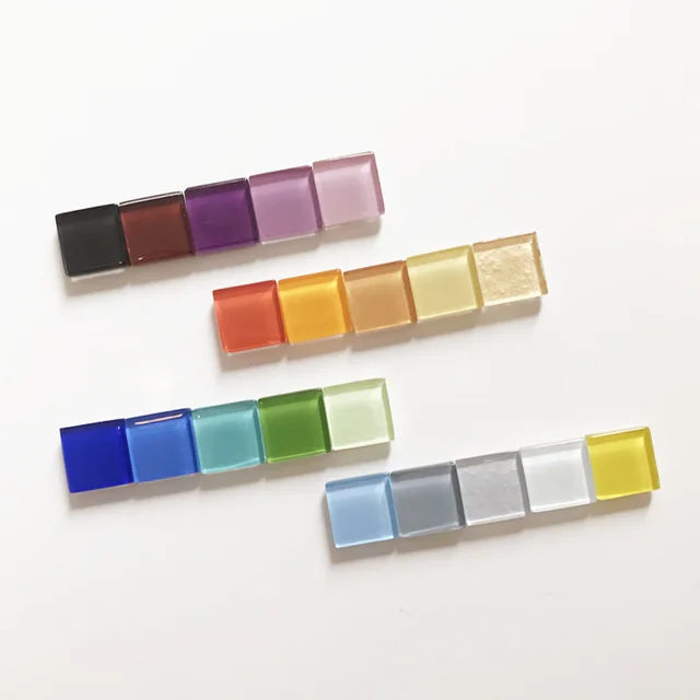 Mini Méret 1 Cm Vegyes Színű Mozaik Gyöngyök Hűtőmágnesek Diy Konyha Otthoni Dekoráció Memo Tábla Hűtőszekrény Matrica - Image 3