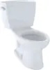 Drake Elongated Bowl and Tank, Cotton White Good performance durable comfortable quiet perfect for home or apartment 1