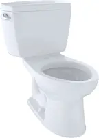 Drake Elongated Bowl and Tank, Cotton White Good performance durable comfortable quiet perfect for home or apartment 1