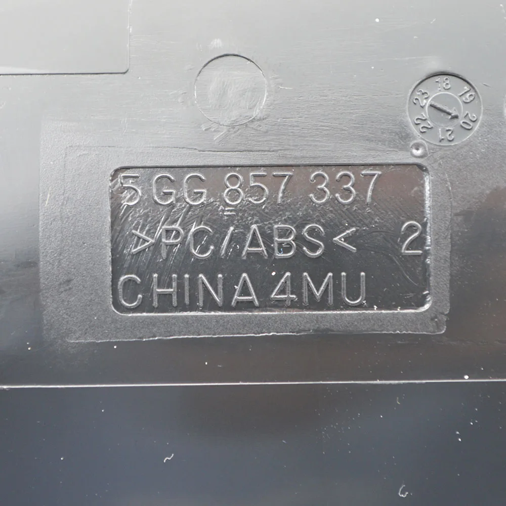 VW 골프 MK 7 센터 콘솔 보관함 커버 및 재떨이 커버 5GG 857 337 5GG 857337