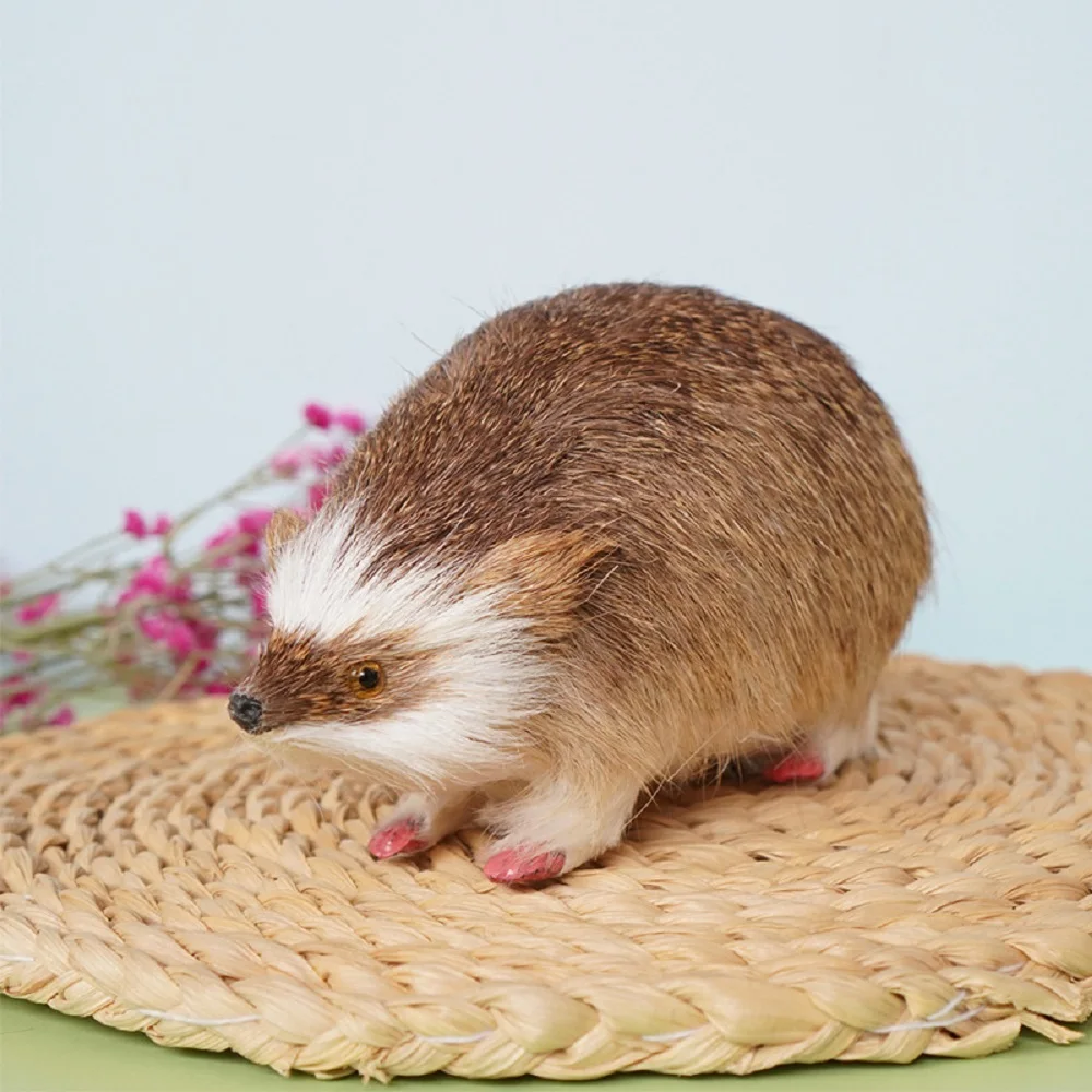 

Имитация животного, модель Hedghog из пластика и меха, ремесло Hedghog, обучающий реквизит, украшение для дома, гостиной, искусственный подарок d0477