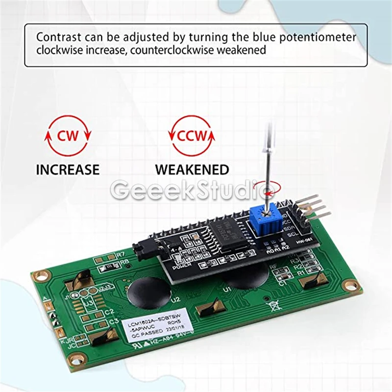 raspberry pi 1602 serial blue backlight lcd module quotation