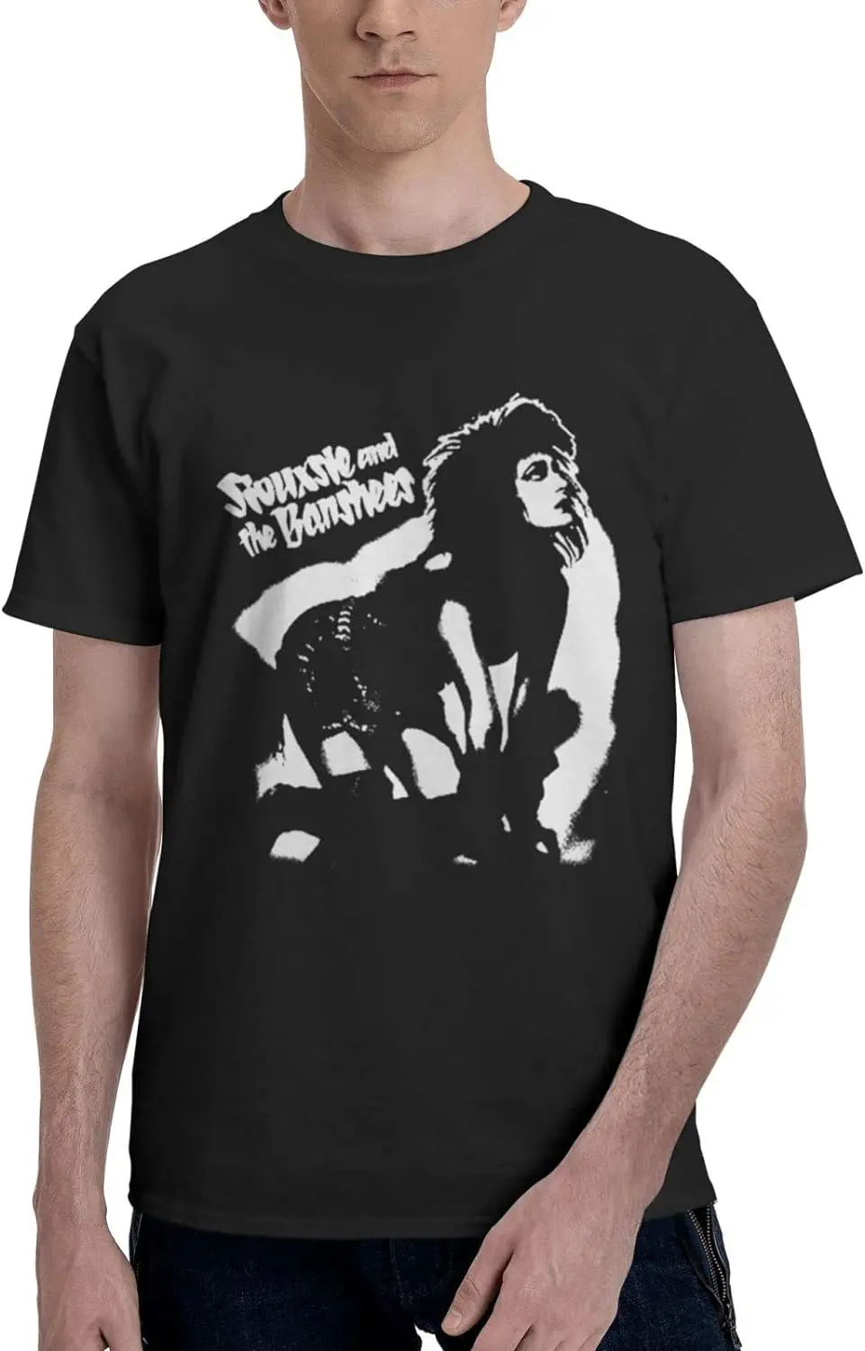 

Siouxsie and The Banshees T Shirt Men's Summer Round Neck Tops Casual Short Sleeve Tshirt