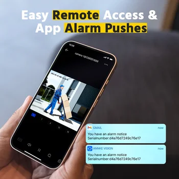 ANNKE Smart Home 180° 8MP DUO POE Dual Lens Wide View Outdoor Video POE Camera,4K AI Human Detect,8MP Security CCTV Camera 6