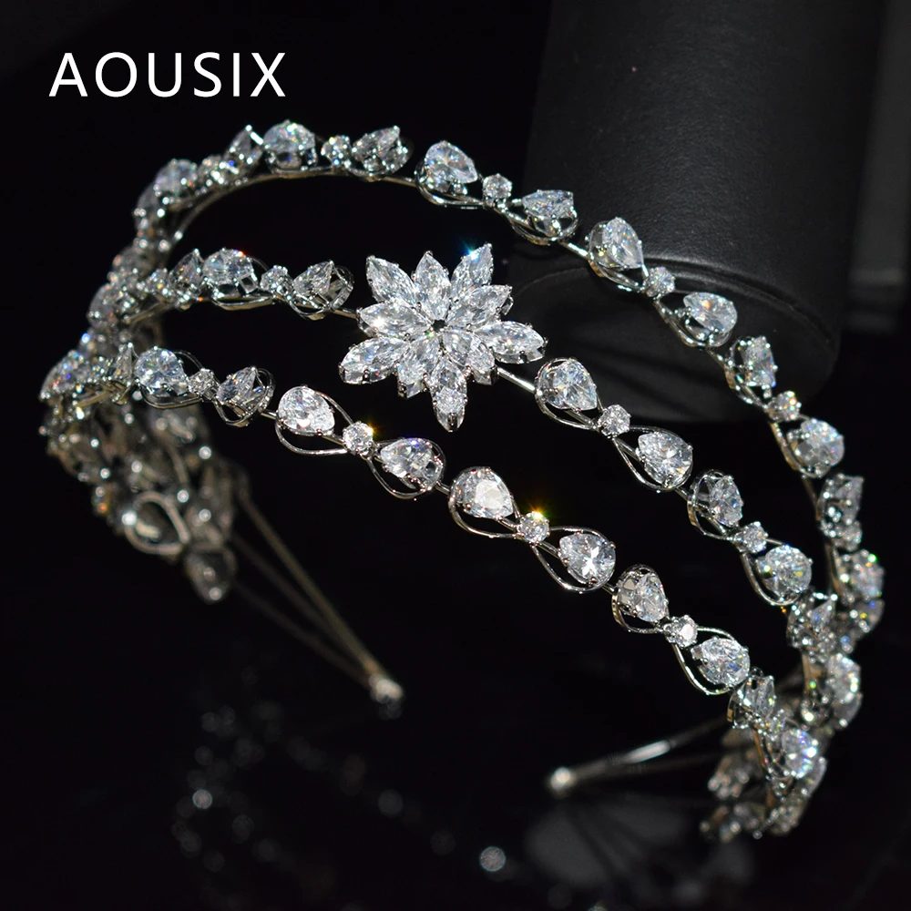 Hairband Bridal Hairbands Hair Accessories Crown Zircon Tiaras Hair