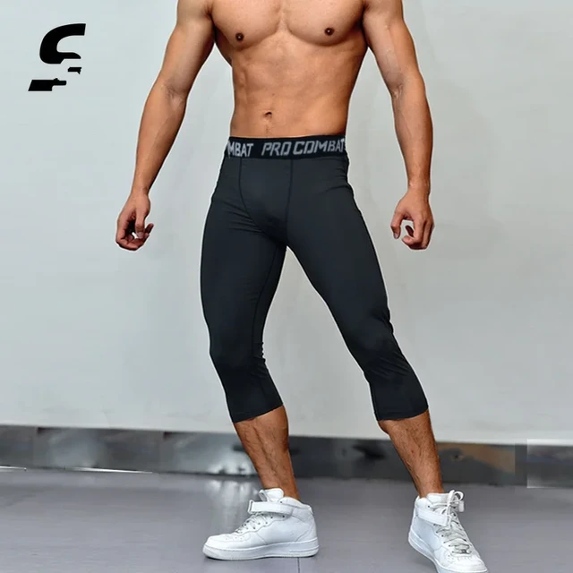 Men's Compression Pants Gym Leggings male Running Tights Training