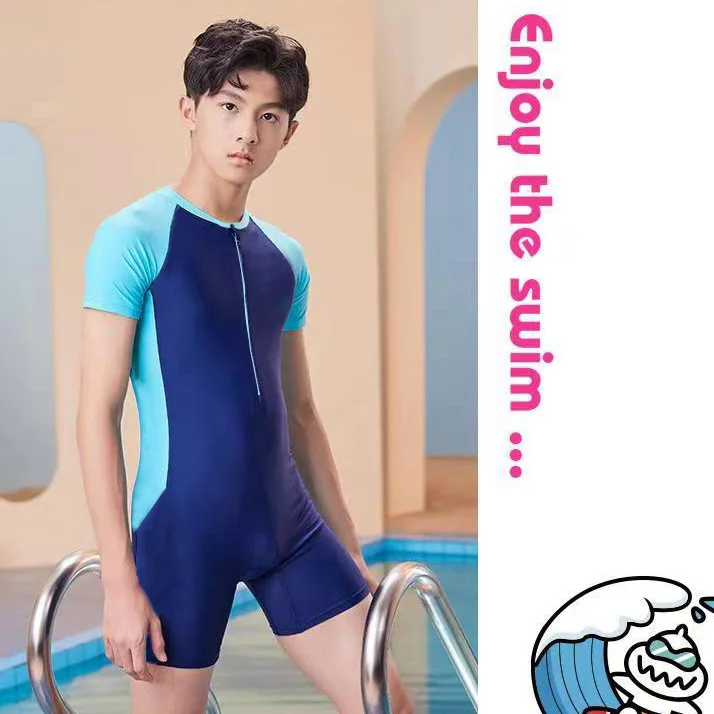 Children's Swimsuit One-Piece Training Suit Kids Swimsuits Boys and Girls Set