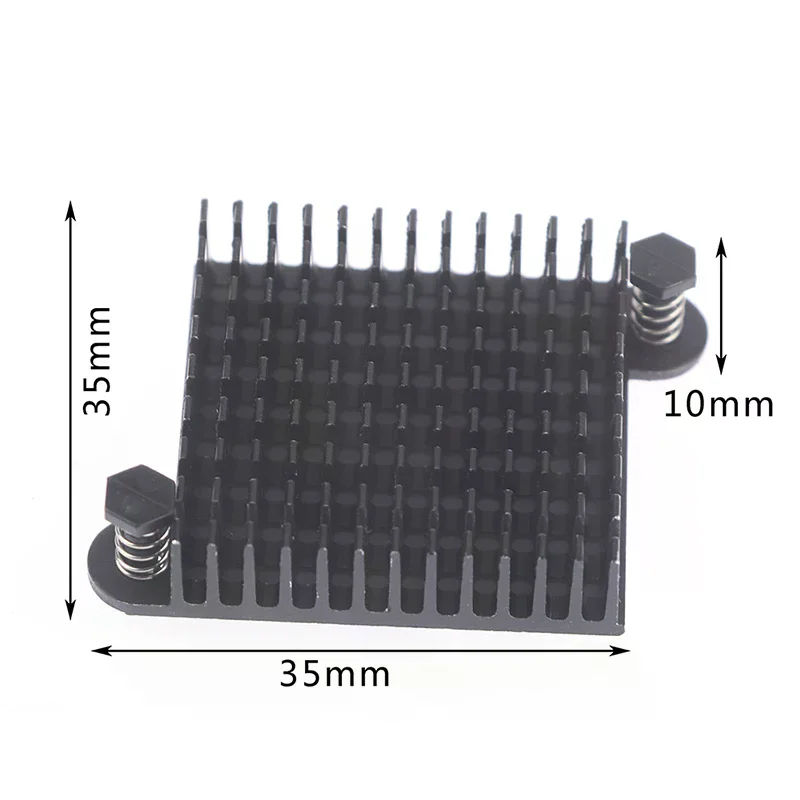 *=*1Pc 알루미늄 히트싱크 35*35*10MM 냉각 패드 사우스 노스 브리지 칩셋 라디에이터