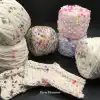 12 Colors DIY Customized Knitting Yarn 100g Fancy Dots Yarns for Knitting and Crochet  Cotton Yarn 1