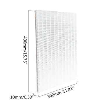 Filtro senza telaio filtro HEPA rimozione polvere detergente purificatore elemento filtrante per parti durevoli di aria condizionata auto