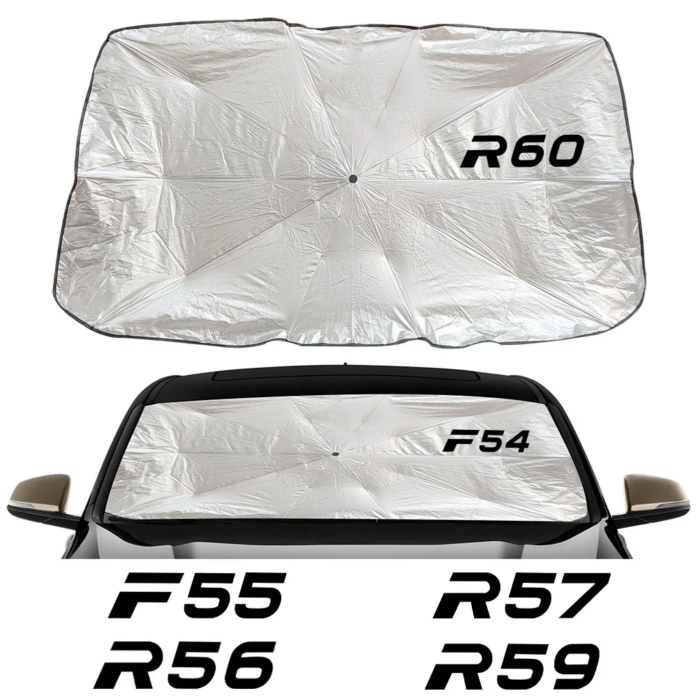Car Front Window Sunshade Cover Heat Insulation For Mini Coopers JCW F55 F54 F56 F57 F60 R50 R52 R53 R55 R56 R57 R58 R59 R60 R61