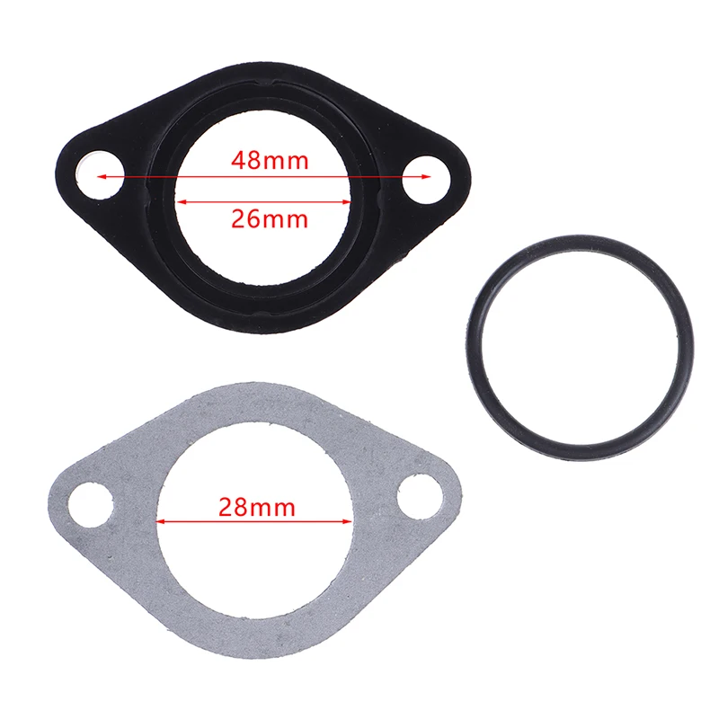26mm Carburetor Manifold Intake Pipe Gasket Spacer Seal Pit Dirt Bike ATV 110-160CC 1Set o ring gasket,washers and gaskets,o ring kit,engine intake manifold gasket set