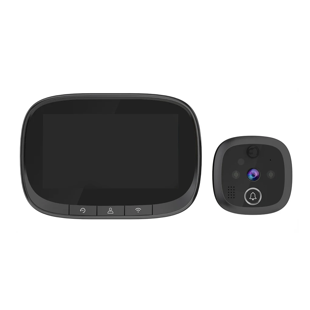 Description Picture 2 of itemVideo Doorbell Door Viewer Security Device Convenience Wireless Doorbells Handily Install Smart Home Supplies Black