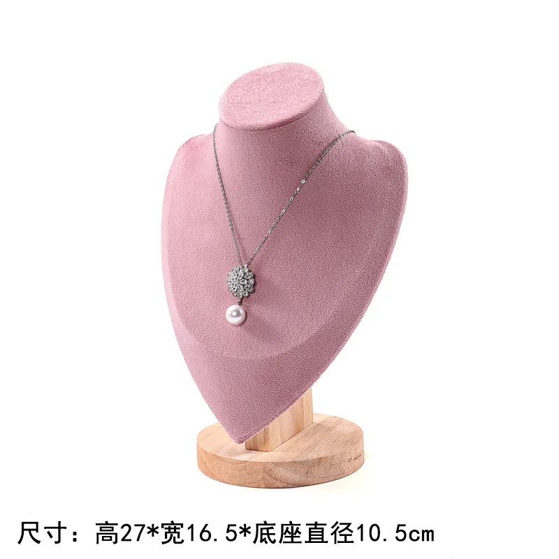 Portrait model pendant jewelry display stand necklace stand jewelry set display props storage rack jewelry ornament stand