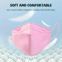 10-200pcs Mascarillas ffp2 children KN95 Face Masks 4 Layer Ply Non-wove Safe Filter Child mask 6-14 Years Kids Protective maske 2