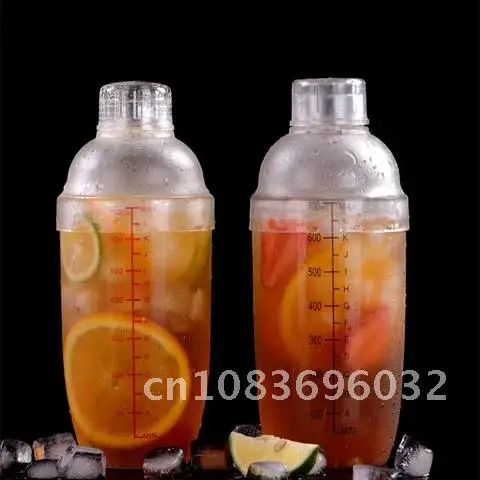 

300Ml - 1000Ml Scale Plastic Cocktail Shaker, Barware Bar Bartender Beer Wine Accessories Drinking Game Kitchen Gadgets