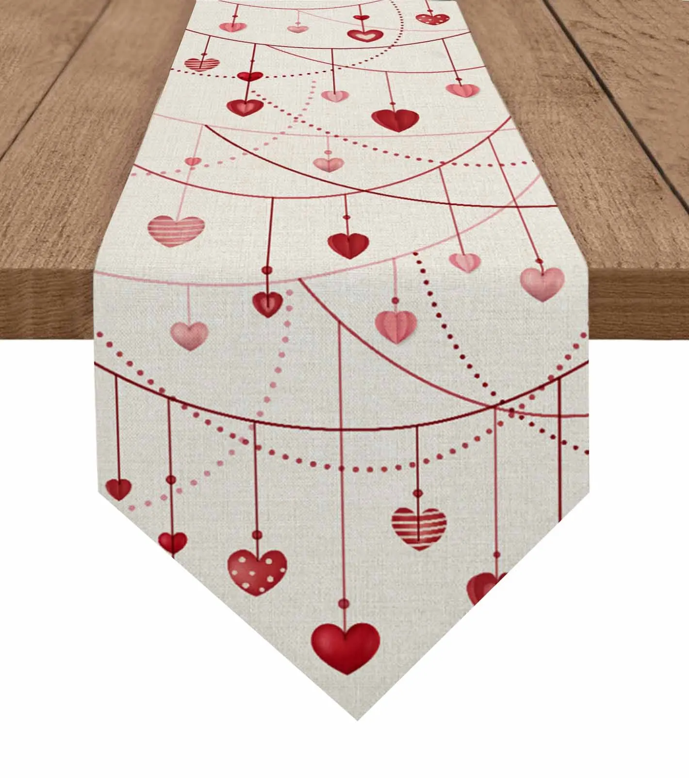 

Сервировочная скатерть на День святого Валентина, Сервировочная скатерть для свадебной вечеринки, столовая скатерть, домашний декор для кухонного стола