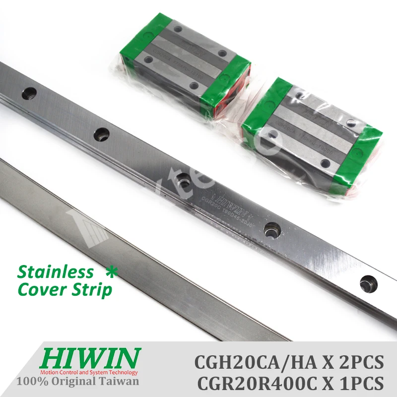 

Original HIWIN CGH20CA CGH20HA Superior Rolling Moment with Cover Strip Linear Guideway Guideways CNC Machine Center Precision