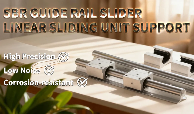 1 Satz SBR16 1200mm-2550mm und SBR16UU Verschluss- oder Druckplatte oder Stahlschutz für CNC-Teile – Detail 1