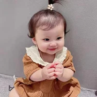 10/20/30/40/50Pcs Lot cute cartoon Bear Bunny Girl Elastic Rubber Band Headdress baby children hair accessories 6