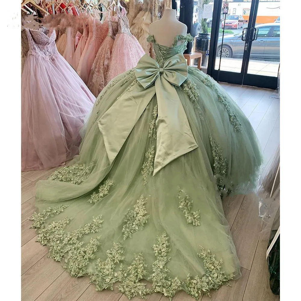 

Милое бальное платье 15 16 Quinceanera, бальное платье с 3D цветами из бисера, официальные платья на выпускной, платье принцессы на шнуровке, женское платье