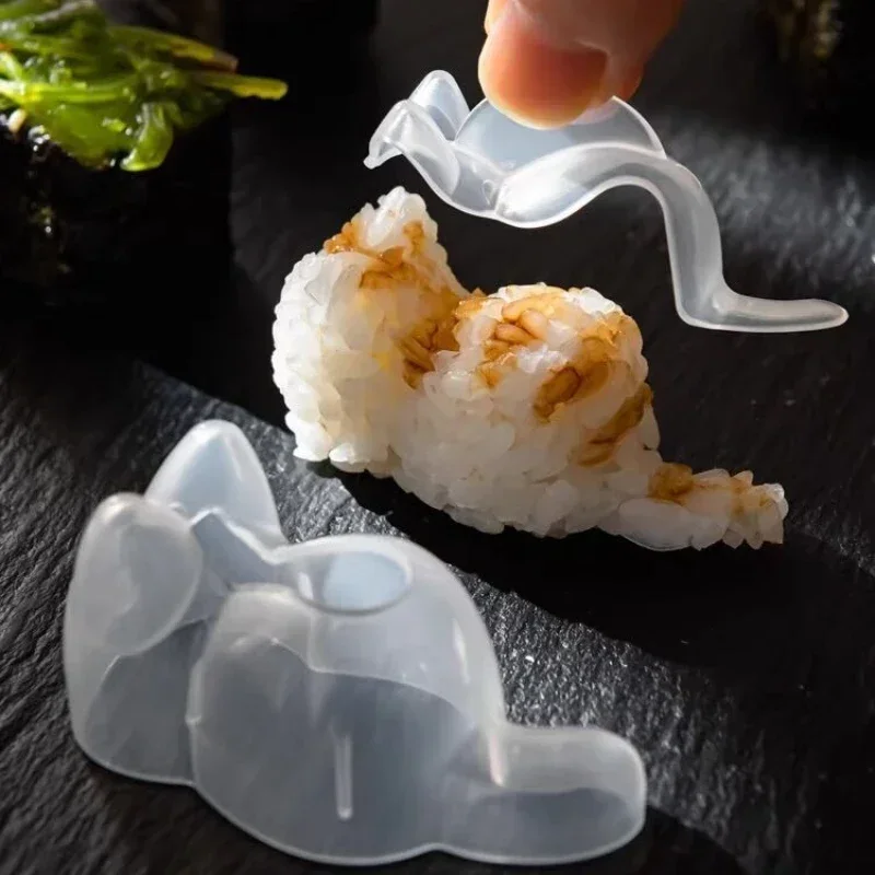 Rice Ball Mold Japan imported Rice Ball Mold sushi mold onigiri mold sushi maker rice ball mold sushi tools cat rice ball mold baby eating utensils household plastic sushi molds complementary food rice mold machine
