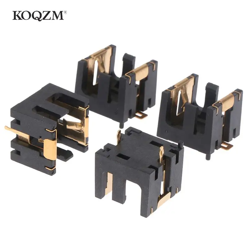 2PCS Plastic Button Coin Cell Battery Socket Holder For 2 x AG13/LR44