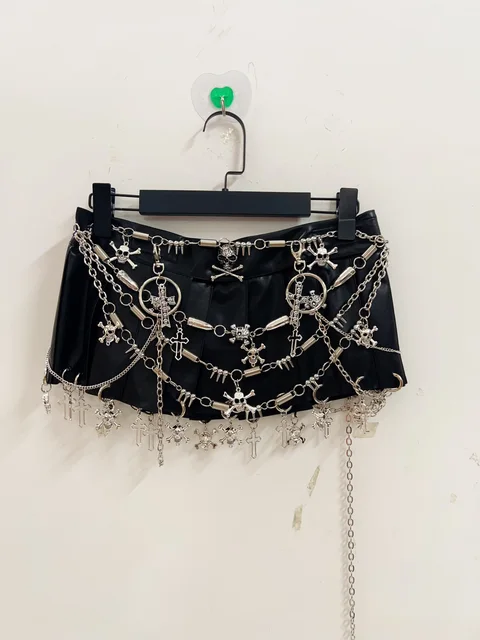 Metal Chain Micro Skirt 5