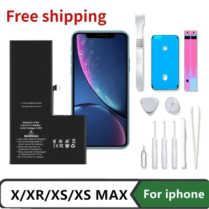 

Новый аккумулятор DIXSG для IPhone X XR XS XSMAX, Сменный аккумулятор для Apple IPhone, аккумулятор с комплектом инструментов для ремонта