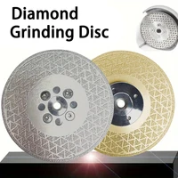 M14 M10 Diamond Grinding Wheel Saw Blade Cutting Disc For Sharpener Porcelain Tile Marble Granite Diameter 80 100mm Angle 1 PC
