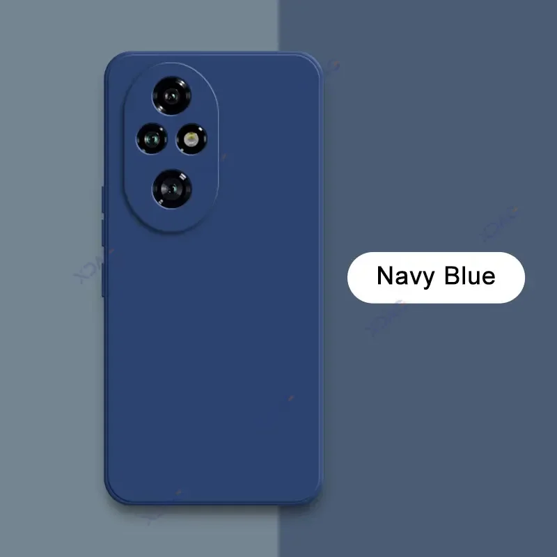 Premium Square Liquid Silicone Phone Case with Lens Protection, Double Liner Design