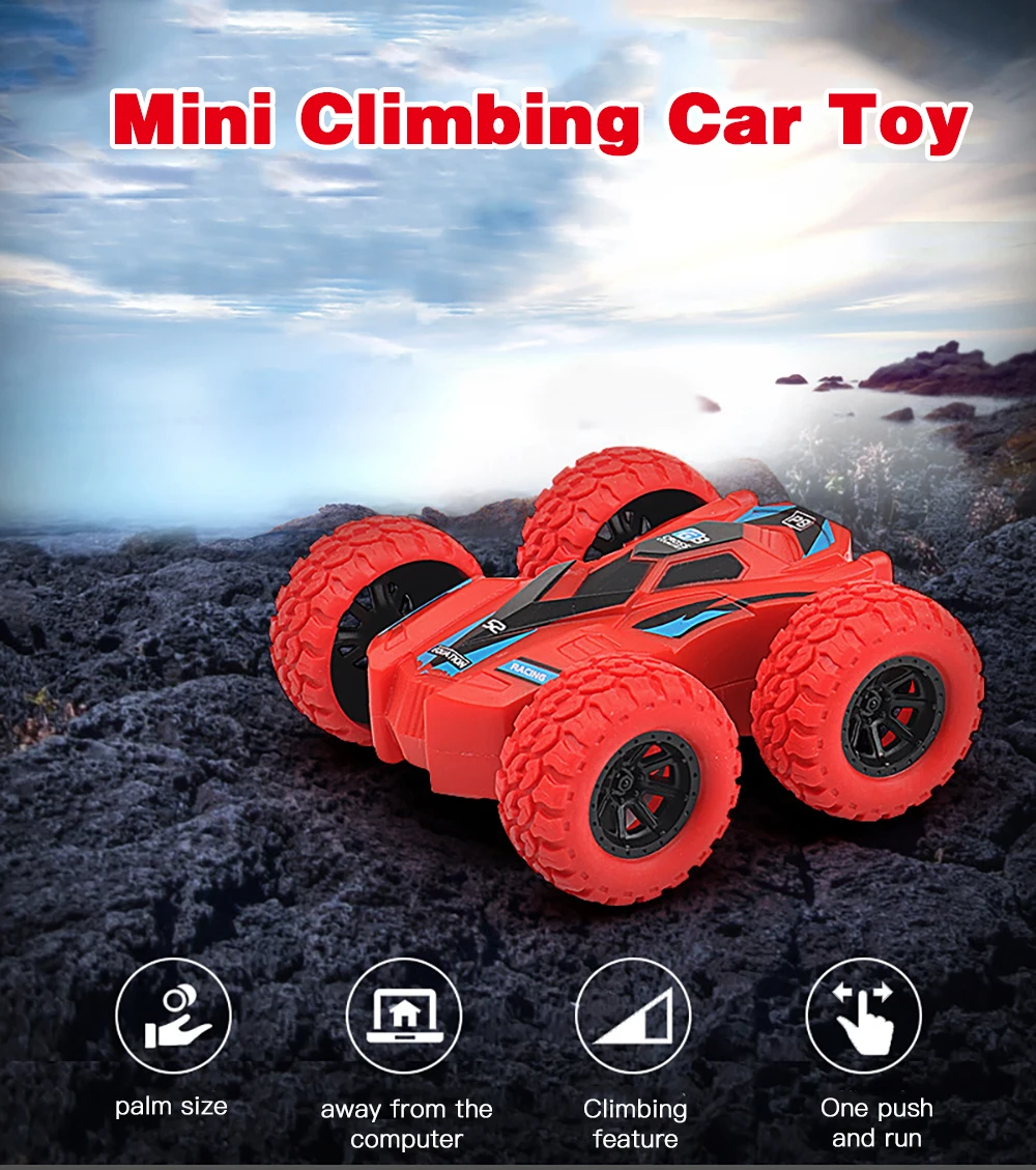 Mini Double-side Inertial Car Stunt