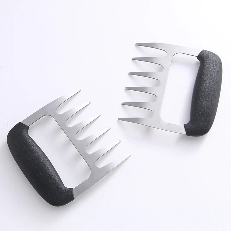 Stainless Steel Bear Claws Meat Shredder Meat Divider BBQ Meat Cutting Tool  Barbecue Fork Meat Separator Kitchen Tools - AliExpress