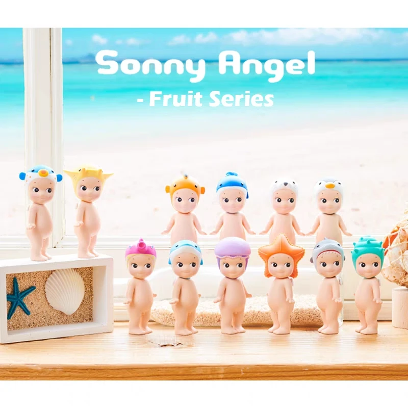 

Sonny Angel Ocean Series Anime Figure Cute Puffer Starfish Whale Clownfish Shark Penguin Pvc Model Style Ornament Collection Toy