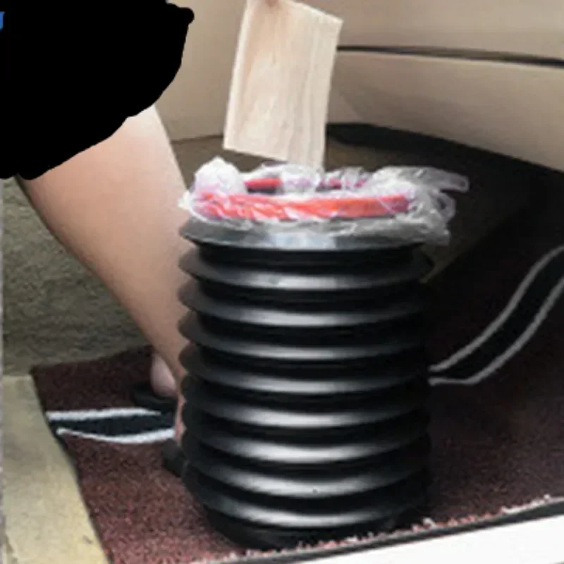 유니버설 자동차 쓰레기통, 접이식 쓰레기통, 접이식 양동이, 세차, 정리함 쓰레기 거치대, 자동차 용품, 홈 데코