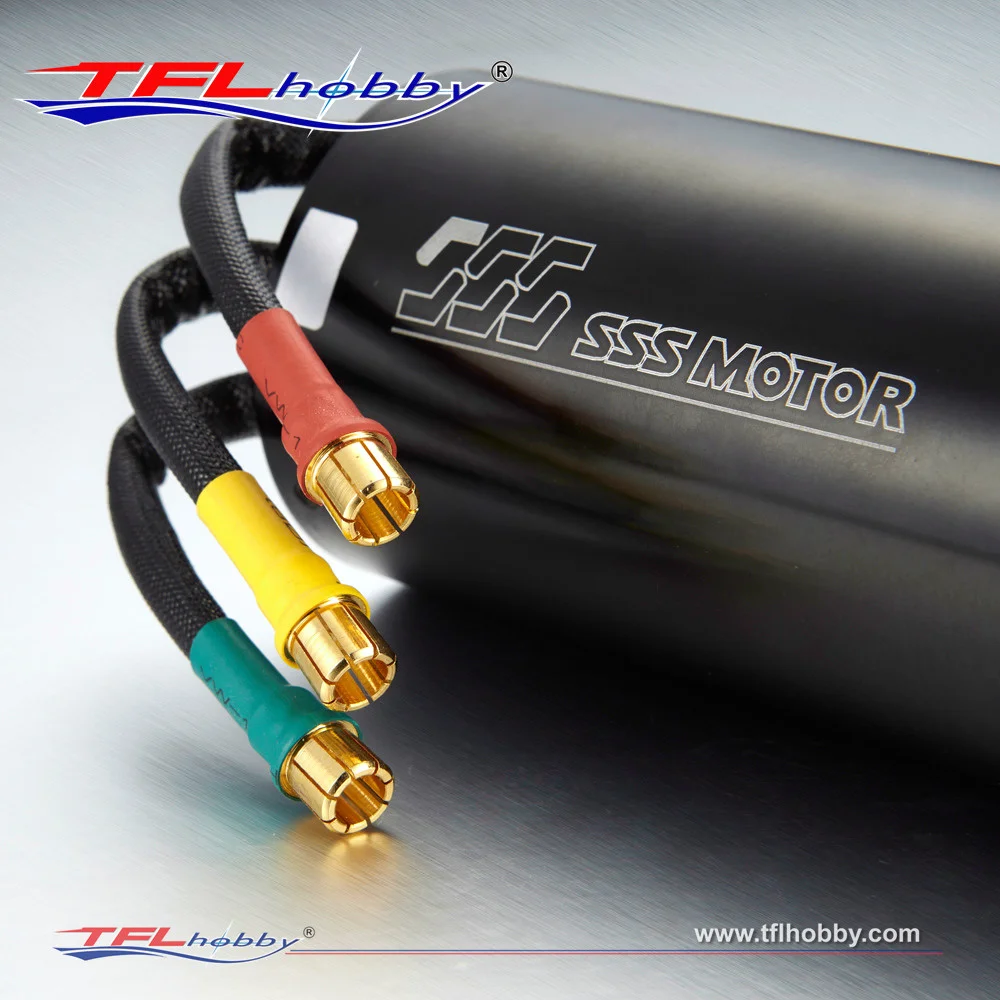 Connecteurs et câbles du moteur à rotor intérieur SSS 5694 pour bateau RC, refroidissement par eau intégré