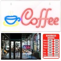 Coffee Neon Wall Sign Coffee Bar Wall Art Sign Neon Light Indoor Shop Cafe Restaurant Houtel