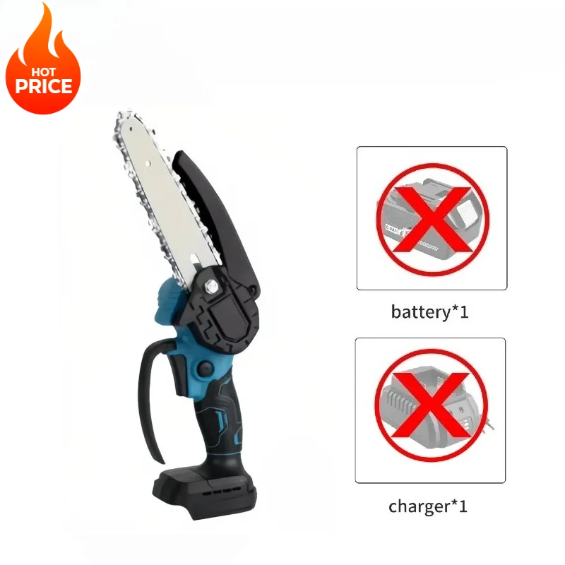Fit Makita 6-дюймова ланцюгова пила Акумуляторна ланцюгова пила Електрична пила Ручна портативна ланцюгова пилка для деревообробного електроінструменту
