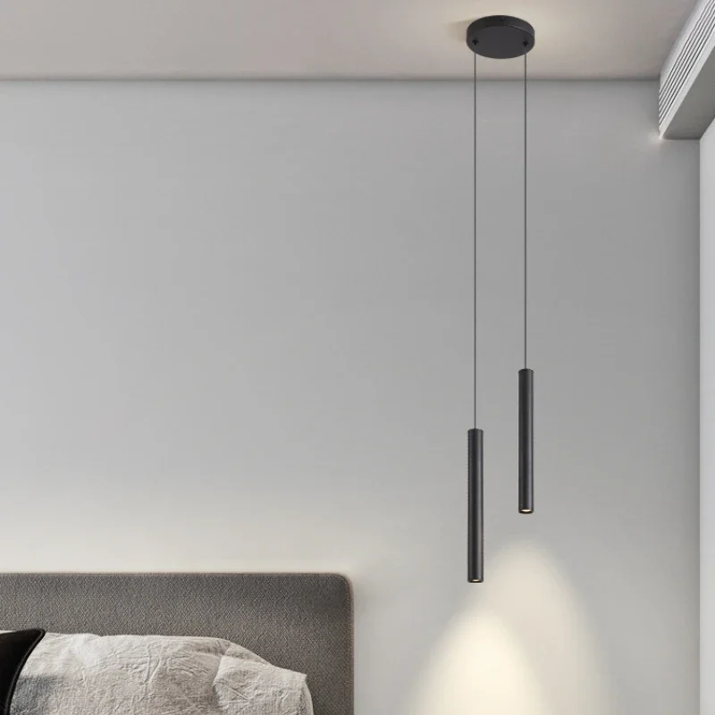 Minimalist Modern Spotlight Pendant Lights For Bedroom Dining Living Room Chandelier Long Tube Bedside Pendant Lamp Luminaires 1 Minimalist Modern Spotlight Pendant Lights For Bedroom Dining Living Room Chandelier Long Tube Bedside Pendant Lamp Luminaires 1
