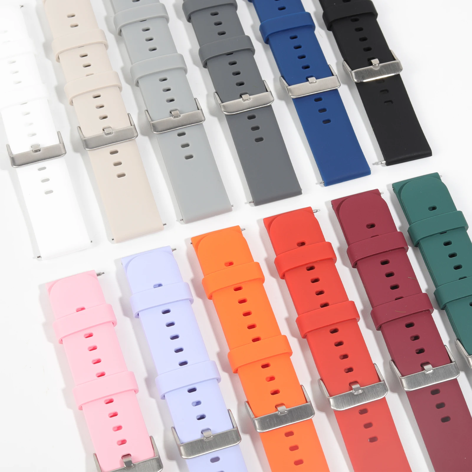 Universal Silicone Watch Strap - Premium 20mm/22mm Wristband